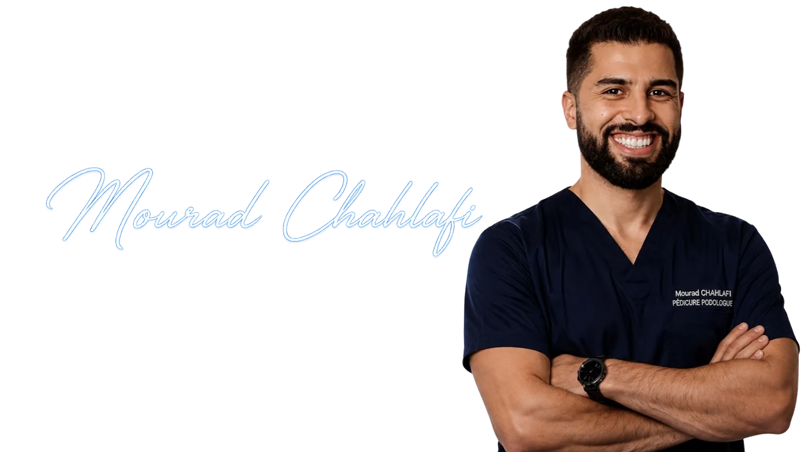 Mourad Chahlafi, pédicure-podologue